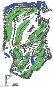 Plan d'ensemble du parcours 9 trous