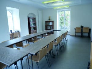 Salle de séminaires dans le manoir