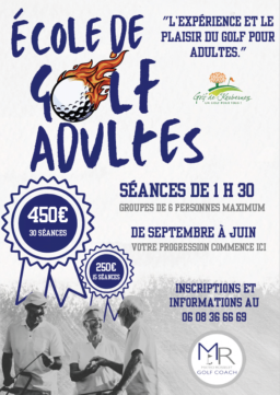 Ecole golf adultes