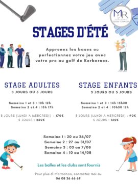 Stage été 2026 Stage été 2026